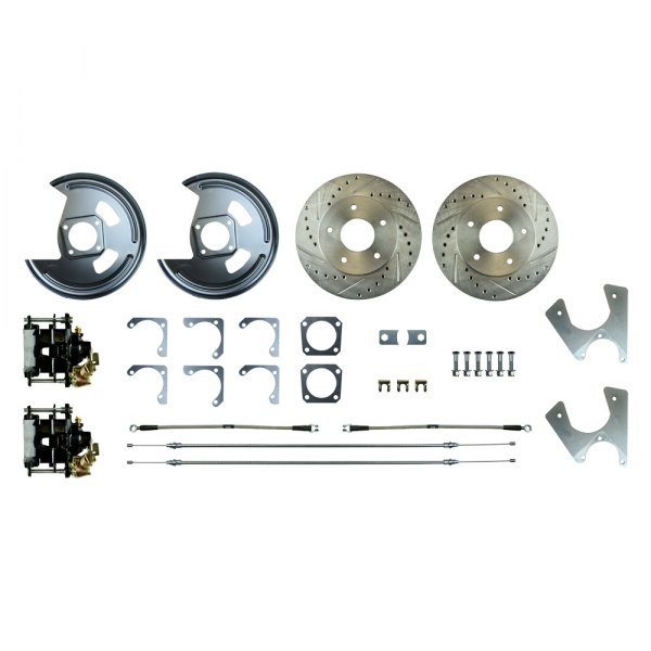  The Right Stuff® - Drum-to-Disc Drilled and Slotted Rear Brake Conversion Kit