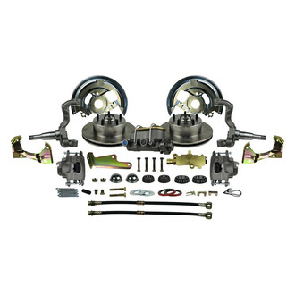 The Right Stuff® - Drum-to-Disc Plain Front Brake Conversion Kit