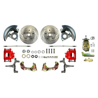 The Right Stuff® - Drum-to-Disc Drilled and Slotted Front Brake Conversion Kit