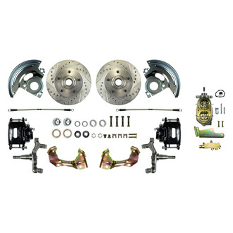The Right Stuff® - Drum-to-Disc Drilled and Slotted Front Brake Conversion Kit