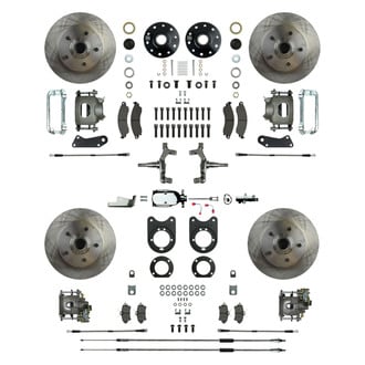 The Right Stuff® - Drum-to-Disc Plain Front and Rear Brake Conversion Kit