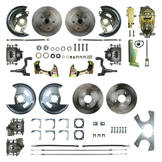 The Right Stuff® - Drum-to-Disc Plain Front and Rear Brake Conversion Kit