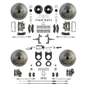 The Right Stuff® - Drum-to-Disc Plain Front and Rear Brake Conversion Kit
