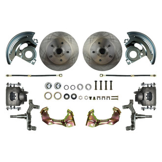 The Right Stuff® - Drum-to-Disc Plain Front Brake Conversion Kit