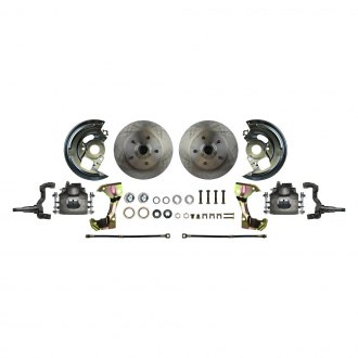 The Right Stuff® - Drum-to-Disc Drilled and Slotted Front Brake Conversion Kit