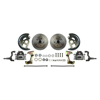 The Right Stuff® - Drum-to-Disc Drilled and Slotted Front Brake Conversion Kit