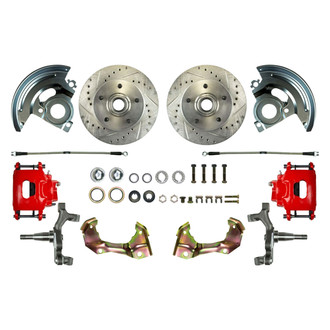 The Right Stuff® - Drum-to-Disc Drilled and Slotted Front Brake Conversion Kit