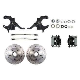 The Right Stuff® - Drum-to-Disc Drilled and Slotted Front Brake Conversion Kit