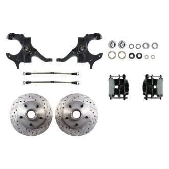 The Right Stuff® - Drum-to-Disc Drilled and Slotted Front Brake Conversion Kit