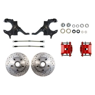The Right Stuff® - Drum-to-Disc Drilled and Slotted Front Brake Conversion Kit