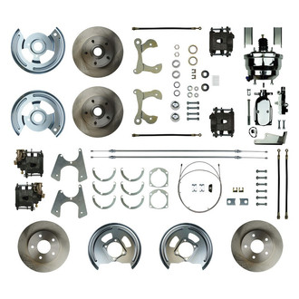 The Right Stuff® - Drum-to-Disc Plain Front and Rear Brake Conversion Kit