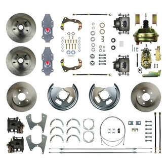 The Right Stuff® - Drum-to-Disc Plain Front and Rear Brake Conversion Kit