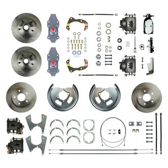 The Right Stuff® - Drum-to-Disc Plain Front and Rear Brake Conversion Kit