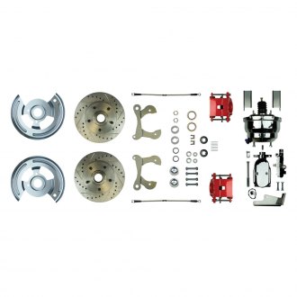 The Right Stuff® - Drum-to-Disc Drilled and Slotted Front Brake Conversion Kit