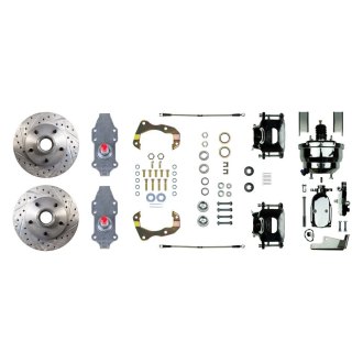 The Right Stuff® - Drum-to-Disc Drilled and Slotted Front Brake Conversion Kit