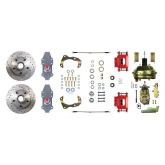 The Right Stuff® - Drum-to-Disc Drilled and Slotted Front Brake Conversion Kit