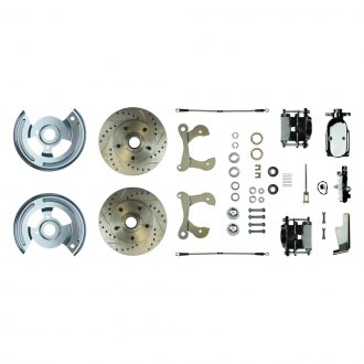 The Right Stuff® - Drum-to-Disc Drilled and Slotted Front Brake Conversion Kit