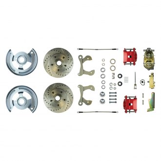 The Right Stuff® - Drum-to-Disc Drilled and Slotted Front Brake Conversion Kit