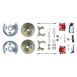 The Right Stuff® - Drum-to-Disc Drilled and Slotted Front Brake Conversion Kit