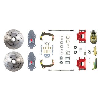 The Right Stuff® - Drum-to-Disc Drilled and Slotted Front Brake Conversion Kit