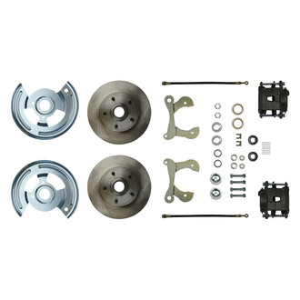 The Right Stuff® - Drum-to-Disc Plain Front Brake Conversion Kit