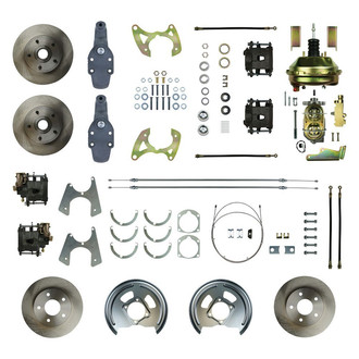 The Right Stuff® - Drum-to-Disc Plain Front and Rear Brake Conversion Kit