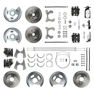 The Right Stuff® - Drum-to-Disc Plain Front and Rear Brake Conversion Kit