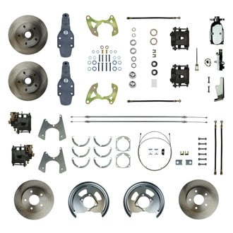 The Right Stuff® - Drum-to-Disc Plain Front and Rear Brake Conversion Kit