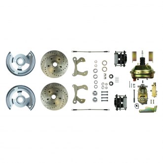 The Right Stuff® - Drum-to-Disc Drilled and Slotted Front Brake Conversion Kit