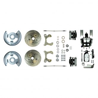 The Right Stuff® - Drum-to-Disc Drilled and Slotted Front Brake Conversion Kit