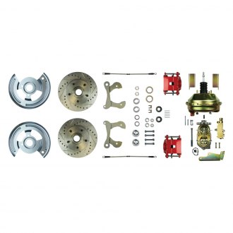 The Right Stuff® - Drum-to-Disc Drilled and Slotted Front Brake Conversion Kit