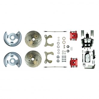 The Right Stuff® - Drum-to-Disc Drilled and Slotted Front Brake Conversion Kit