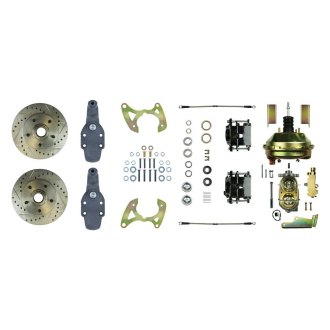 The Right Stuff® - Drum-to-Disc Drilled and Slotted Front Brake Conversion Kit