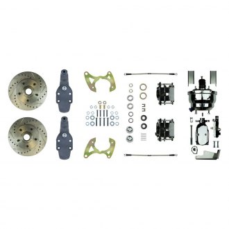 The Right Stuff® - Drum-to-Disc Drilled and Slotted Front Brake Conversion Kit