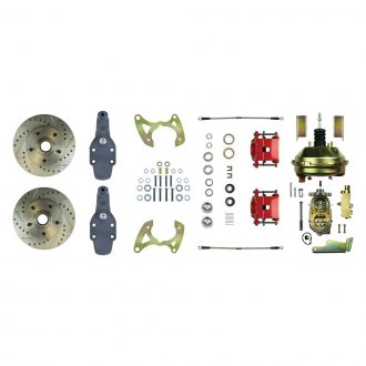 The Right Stuff® - Drum-to-Disc Drilled and Slotted Front Brake Conversion Kit
