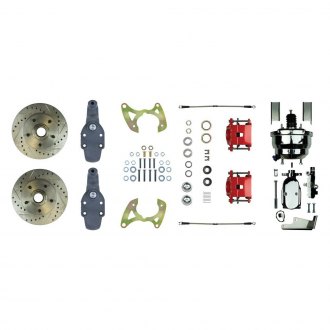 The Right Stuff® - Drum-to-Disc Drilled and Slotted Front Brake Conversion Kit