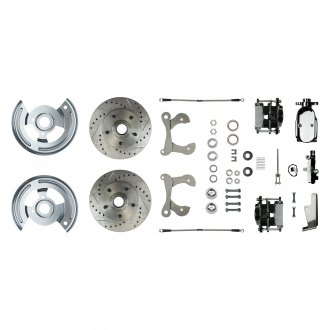 The Right Stuff® - Drum-to-Disc Drilled and Slotted Front Brake Conversion Kit