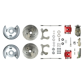 The Right Stuff® - Drum-to-Disc Drilled and Slotted Front Brake Conversion Kit