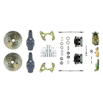 The Right Stuff® - Drum-to-Disc Drilled and Slotted Front Brake Conversion Kit