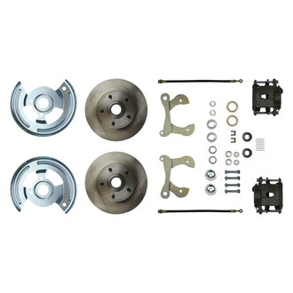 The Right Stuff® - Drum-to-Disc Plain Front Brake Conversion Kit
