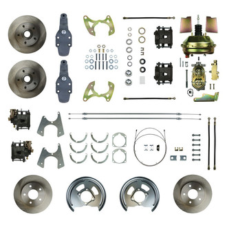 The Right Stuff® - Drum-to-Disc Plain Front and Rear Brake Conversion Kit