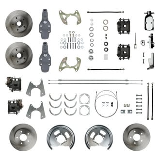 The Right Stuff® - Drum-to-Disc Plain Front and Rear Brake Conversion Kit