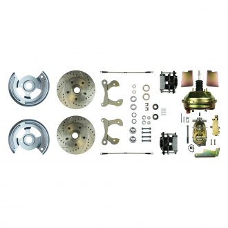 The Right Stuff® - Drum-to-Disc Drilled and Slotted Front Brake Conversion Kit