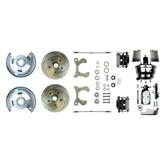 The Right Stuff® - Drum-to-Disc Drilled and Slotted Front Brake Conversion Kit