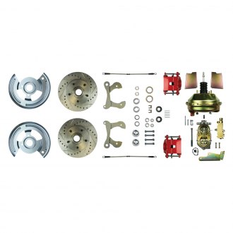The Right Stuff® - Drum-to-Disc Drilled and Slotted Front Brake Conversion Kit