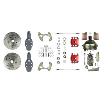 The Right Stuff® - Drum-to-Disc Drilled and Slotted Front Brake Conversion Kit