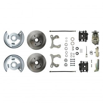 The Right Stuff® - Drum-to-Disc Drilled and Slotted Front Brake Conversion Kit