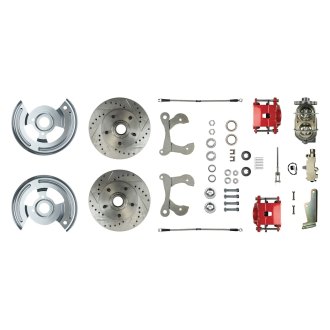 The Right Stuff® - Drum-to-Disc Drilled and Slotted Front Brake Conversion Kit
