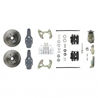 The Right Stuff® - Drum-to-Disc Drilled and Slotted Front Brake Conversion Kit