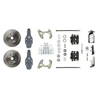 The Right Stuff® - Drum-to-Disc Plain Front Brake Conversion Kit